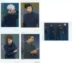 【中古】キャラカード 全5種セット 「呪術廻戦 描き下ろしトレーディングフォト風メタリックカード 懐玉・玉折 JF2024 Ver.」 ジャンプフェスタ2024グッズ