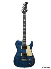 Bacchus BARON-FM ST-BLU バッカス エレキギター シースルーブルー グローバルシリーズ アーチトップボディ フレイムメイプルトップ ミディアムスケール