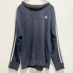 adidas アディダス　ユニセックス　トップス　トレーナー　スウェット　プルオーバー　長袖　ラウンドネック　無地　ブランドロゴ　ブランドマーク　袖ライン　グレー系　スポーティー　シンプル　カジュアル　SU421h851