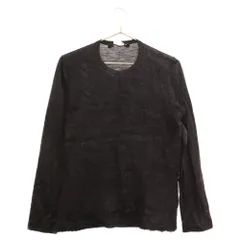 JUNYA WATANABE COMME des GARCONS (ジュンヤワタナベ コムデギャルソン) 前面モヘヤ長袖Tシャツ JL-T014 ブラック レディースのサムネイル