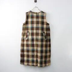 定価59400円 2023AW フォーティーファイブアール 45R インドコットンヘリンボンのジャンパードレス /ベージュ ワンピース【2400014227956】のサムネイル