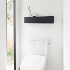 新品 トイレ収納 山崎実業 tower タワー ウォール隠せるトイレ壁収納 石こうボード壁対応 10069 ブラック【SPORTUS】※沖縄発送不可