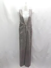 ◇ ⊇ ZARA ザラ 袖なし サロペット サイズXS グレージュ レディース E  【1503050003063】