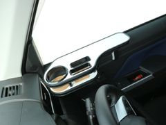 ルーミー(16/11～）サイドテーブル　運転席側・助手席側セット　ホワイト　オールブラック