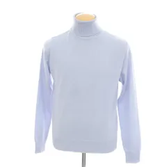 【中古】ラルディーニ LARDINI ウールカシミヤ タートルネック プルオーバーニット ライトブルー【サイズS】【メンズ】のサムネイル