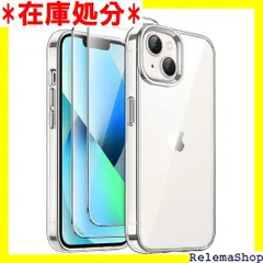 JETech 3 in 1 iPhone 13 6.1 インチ用 ケース 2枚強化ガラスフィルム付き 黄ばまない 耐衝撃バンパー スマホカバー クリア 2165