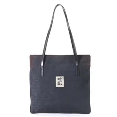 美品 ヴィンテージ フェンディ ズッカ 06 24 15783 012 レザー×ナイロン トート バッグ 肩掛け ショルダー ハンド 人気 EEY U32-7【中古】のサムネイル