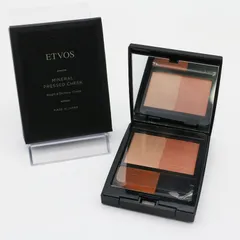 未使用 エトヴォス ミネラルプレストチークI ティーベージュ CR7-08-01-03