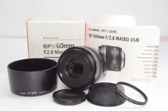 【元箱付き 良品】Canon キャノン EF-S60mm F2.8 USM マクロ APS-C対応