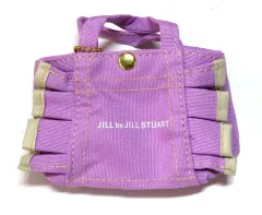 【中古】キーホルダー パープル 「JILL by JILL STUART ミニフリルトートバッグキーホルダー」