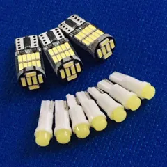 ZRX1200R用メーター LED化フルセットB 400 1100 ゼファーχ T10 T5 LED ホワイト 白 バイク 美光