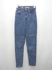 ◇ Levi's リーバイス HIGH RISE BOYFRIEND ストレッチ スキニー デニム パンツ サイズ23 ブルー系 レディース P  【1405230004931】