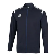 umbro アンブロ ジュニア ウォームアップジャケット ネイビーｘホワイト 150 UAS2350J NVWH | スポーツ スポーツ用品 運動 服 衣類 ウエア アウター ジャージ 防寒 防風 吸汗 ストレッチ 軽量 機能性 ブランド サッカー フットサル