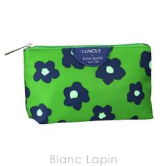【ノベルティ】 クリニーク CLINIQUE ケイトスペードニューヨークコラボポーチ フラワー #グリーン [172544]〔メール便発送〕
