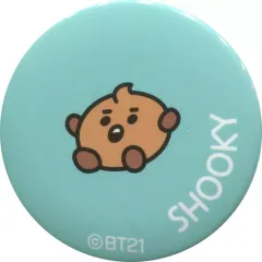【中古】バッジ・ピンズ SHOOKY オリジナル缶バッジ 「BT21×ファミリーマート」 2020年2月対象商品購入特典