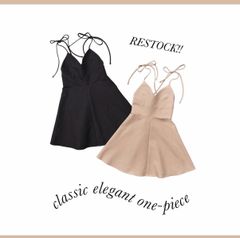 トリートユアセルフ トリート classic elegant mini one piece (black)