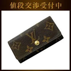 ルイ ヴィトン 4連 キーケース ミュルティクレ4 ec-21457 ブラウン モノグラム