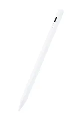エレコム(ELECOM) タッチペン iPad専用 樹脂製ペン先 パームリジェクション対応 磁気吸着 傾き検知対応 USB-C充電 ペアリング不要 【Apple Pencil純正ペン先、製ペン先に交換可能 [ホワイト] [1)タッチペン単体] [樹脂製ペン先]