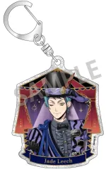 【中古】キーホルダー ジェイド・リーチ 「ディズニー ツイステッドワンダーランド トレーディンググリッターアクリルキーホルダー プレイフル・ドレスVer.」