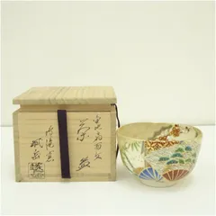 鳴滝窯 橋本城岳作 仁清写扇子松竹梅文 香合 茶道具 共箱　AT314　NT1 楽天市場】橋本城岳の通販