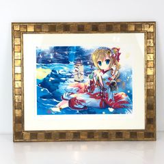 月夜の誘い 藤真拓哉 版画 アールビバン ミックスドメディア 中古 / 250719 02375hi◇66