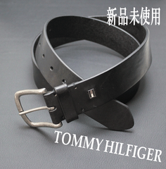 ☆OUTLET特価 新品 未使用 TOMMY HILFIGER トミーヒルフィガー ベルト IITL02X025 BLACK　サイズ３８ トミー ベルト