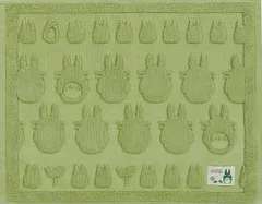 【新品】ジブリキャラクター バスマット グリーン 約45×60cm/トトロあつめ /ネコバスのもり/シルエットジジ ジブリ ととろ となりのトトロ ネコバス 魔女の宅急便 ジジ かわいい 可愛い お風呂 バスマット マット コットン100％ タオル生地