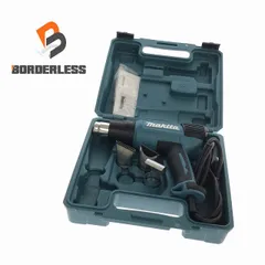 ☆比較的綺麗☆makita マキタ 100V ヒートガン HG6031VK 集中ノズル ケース付き 熱風温度調整機能 95553のサムネイル