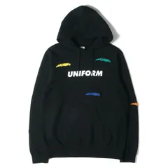 UNIFORM EXPERIMENT ユニフォームエクスペリメント カラーリペア加工 スウェットパーカー COLOR REPAIR HOODIE 20SS ブラック 黒 4 フーディーのサムネイル