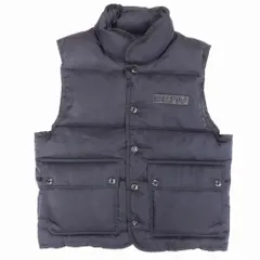 Vintage DKNY ダナキャランニューヨー ク ダウンベスト ジャケット ノースリーブ ナイロン アウター 上着 S ネイビー メンズ 【中古】