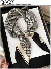 アクセサリー レディース スカーフ 1個 新作夏スタイル ファッション文字プリントヘアバンド、多目的スクエアスカーフ、馬柄ビンテージシルクスカーフ、ミニマリストライトラグジュアリースタイルサテンスカーフ、ヘアバンド