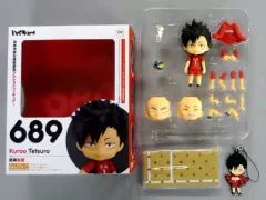 【中古】フィギュア [特典付き] ねんどろいど 黒尾鉄朗 「ハイキュー!! 烏野高校 VS 白鳥沢学園高校」 GOOD SMILE ONLINE SHOP限定