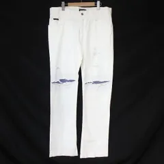 #anc ドルチェ&ガッバーナ DOLCE&GABBANA ジーンズ 50 白 TDP72/8027 Vintage ホワイト ダメージ加工 イタリア製 メンズ [918518]のサムネイル