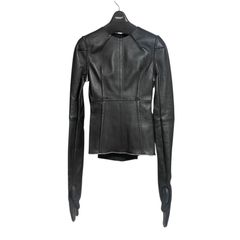 定価275000円 UNDERCOVER SHEEP SKIN JACKET レザージャケット JKT レザーブルゾン UC2C1001 B.BLACK サイズ２ アンダーカバー シープスキン ジャケット ブラック 黒