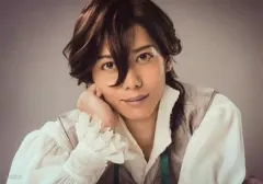 【中古】生写真(男性) 染谷俊之(レイジー)/横型・バストアップ・衣装白・右手頬・背景白・キャラクターショット/舞台「劇団シャイニング from うたの☆プリンスさまっ♪『マスカレイドミラージュ』」ブロマイドセットA