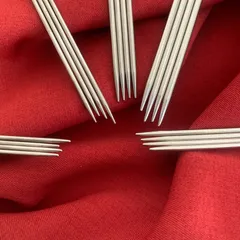 5サイズ　編み棒 極細編み針 手あみ針 20本セット 手編み針 手芸用品のサムネイル