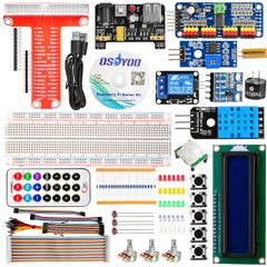 新品 OSOYOO(オソヨー) オープンソース 初心者スターターキット for Raspberry Pi 4 3 2 Model B 用 電子工作キット (V2.0版) ラズベリーパイ IoT