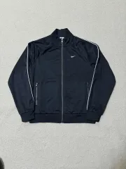 希少☆ナイキ ワンポイントロゴ スウッシュ バイカラー トラックジャケット M メンズ