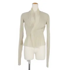 リックオウエンス Rick Owens シルク シースルージャケット 40 CHALK グレーベージュ RP1711のサムネイル