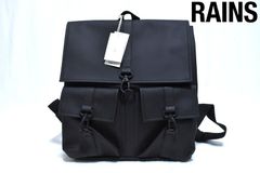 新品 RAINS レインズ リュック 定価15400円 ブラック バックパック 防水 リュック 通勤 通学