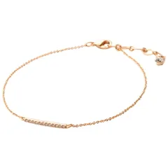 【ピンクゴールド×ワンサイズ】[Cream dot. クリームドット公式] ブレスレット レディース 金属アレルギー ニッケルフリー ビジュー 上品 エレガント シンプル オフィス 通勤のサムネイル