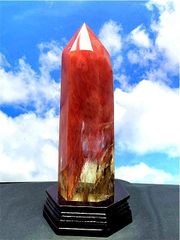 約:1210g 244mm超綺麗水晶六角柱B86U2/150U01D