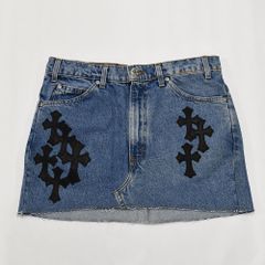 新品・未使用】CHROME HEARTS Levi's パッチデニム スカート