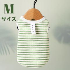 2025 新品　ワンちゃん ストライプ　夏用　日焼け防止　涼しい　グリーン