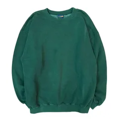 《無地》USA製 スウェット トレーナー 緑 グリーン 古着 （Lサイズ）
