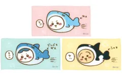 【中古】タオル・手ぬぐい 集合 3枚セットタオル(サメ) 「ちいかわ 水族館 第二弾」