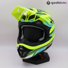 ZEALOT　マッドジャンパー2　GRAPHIC FLUO YELLOW/BLK-GREEN　Mサイズ　MJ0014　オフロードヘルメット