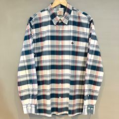 10's Brooks Brothers Red Fleece ブルックスブラザーズ  レッドフリース チェックシャツ BD ボタンダウン ブルー ホワイト 青 白 メンズ XLサイズ