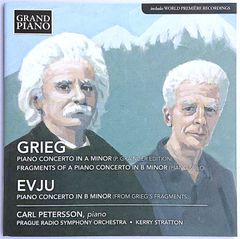 【中古】CARL PETERSSON カール・ペテルソン(ピアノ)　／　GRIEG, EVJU : PIANO CONCERTOS 〔輸入盤CD〕