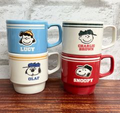 ◾️可愛い♪◾️PEANUTS スヌーピー スタッキング マグカップ 4個セット【70477】
